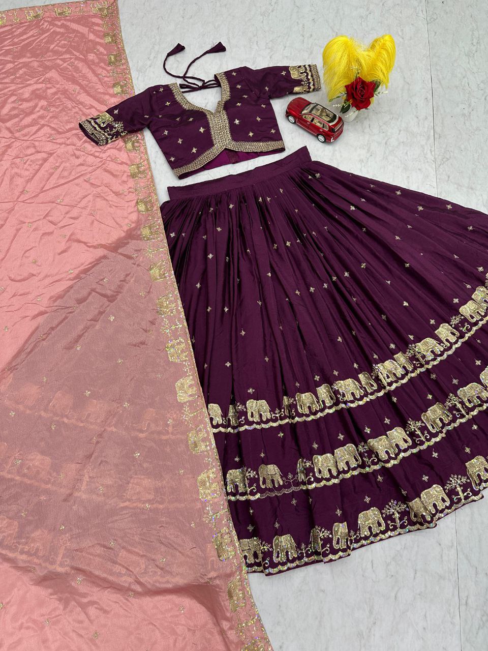 Designer Ready To Wear Lehenga Choli With Dupatta