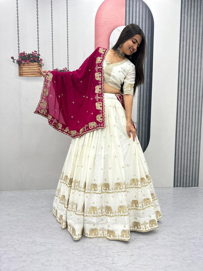 Designer Ready To Wear Lehenga Choli With Dupatta