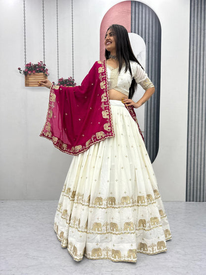 Designer Ready To Wear Lehenga Choli With Dupatta