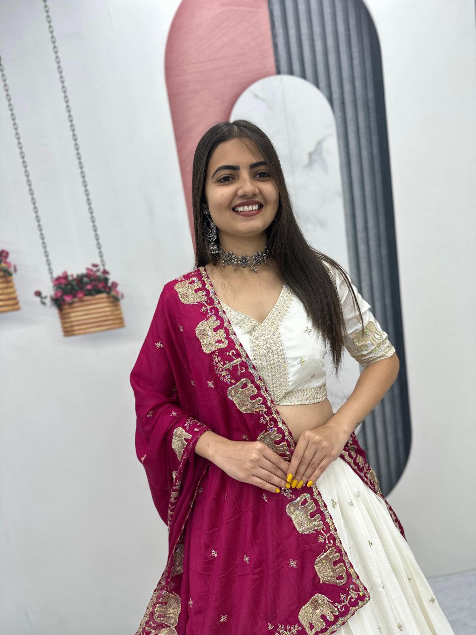 Designer Ready To Wear Lehenga Choli With Dupatta