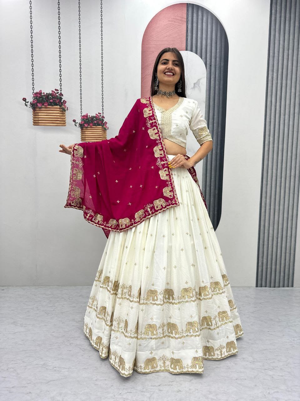 Designer Ready To Wear Lehenga Choli With Dupatta