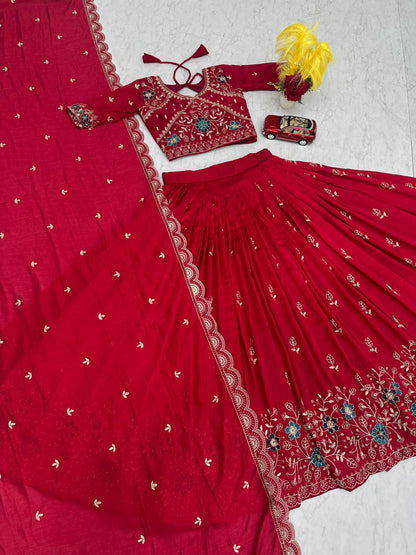 Designer Ready To Wear Lehenga Choli With Dupatta