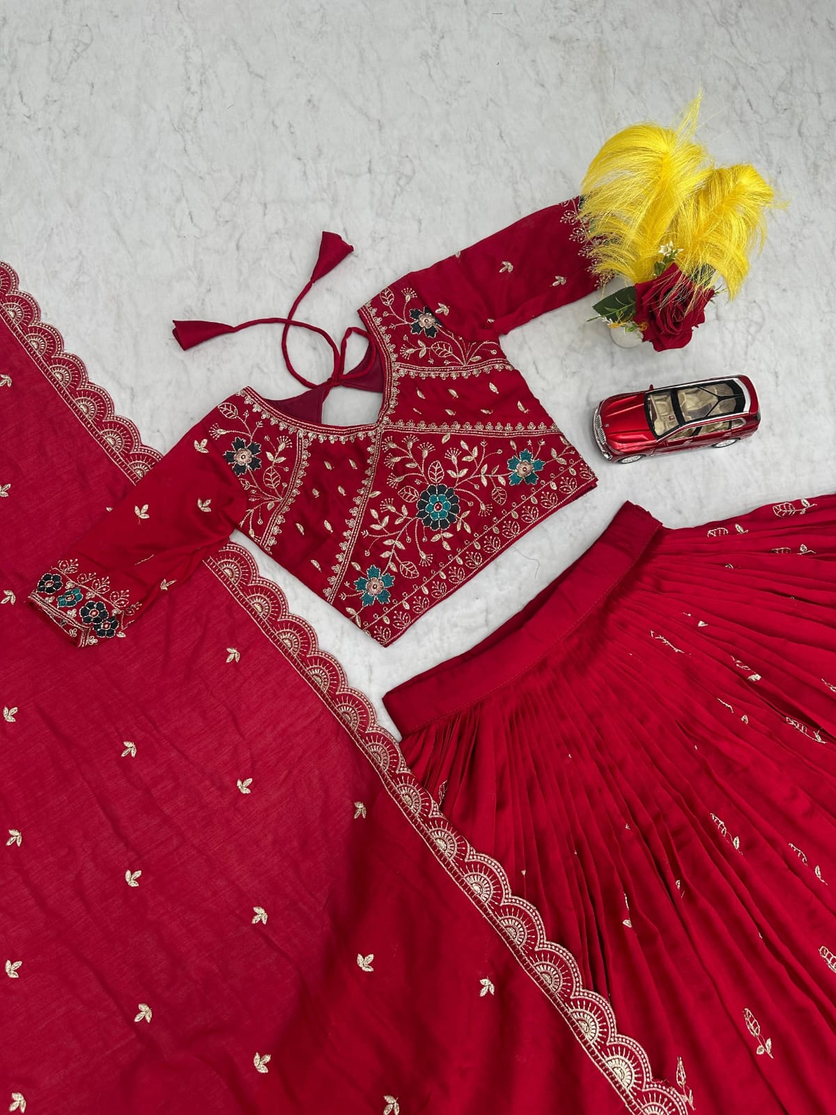 Designer Ready To Wear Lehenga Choli With Dupatta