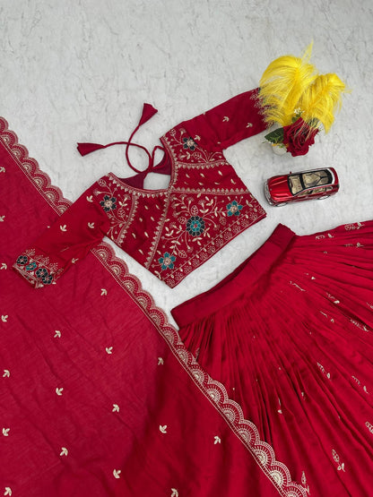 Designer Ready To Wear Lehenga Choli With Dupatta