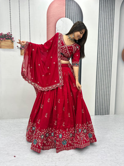 Designer Ready To Wear Lehenga Choli With Dupatta