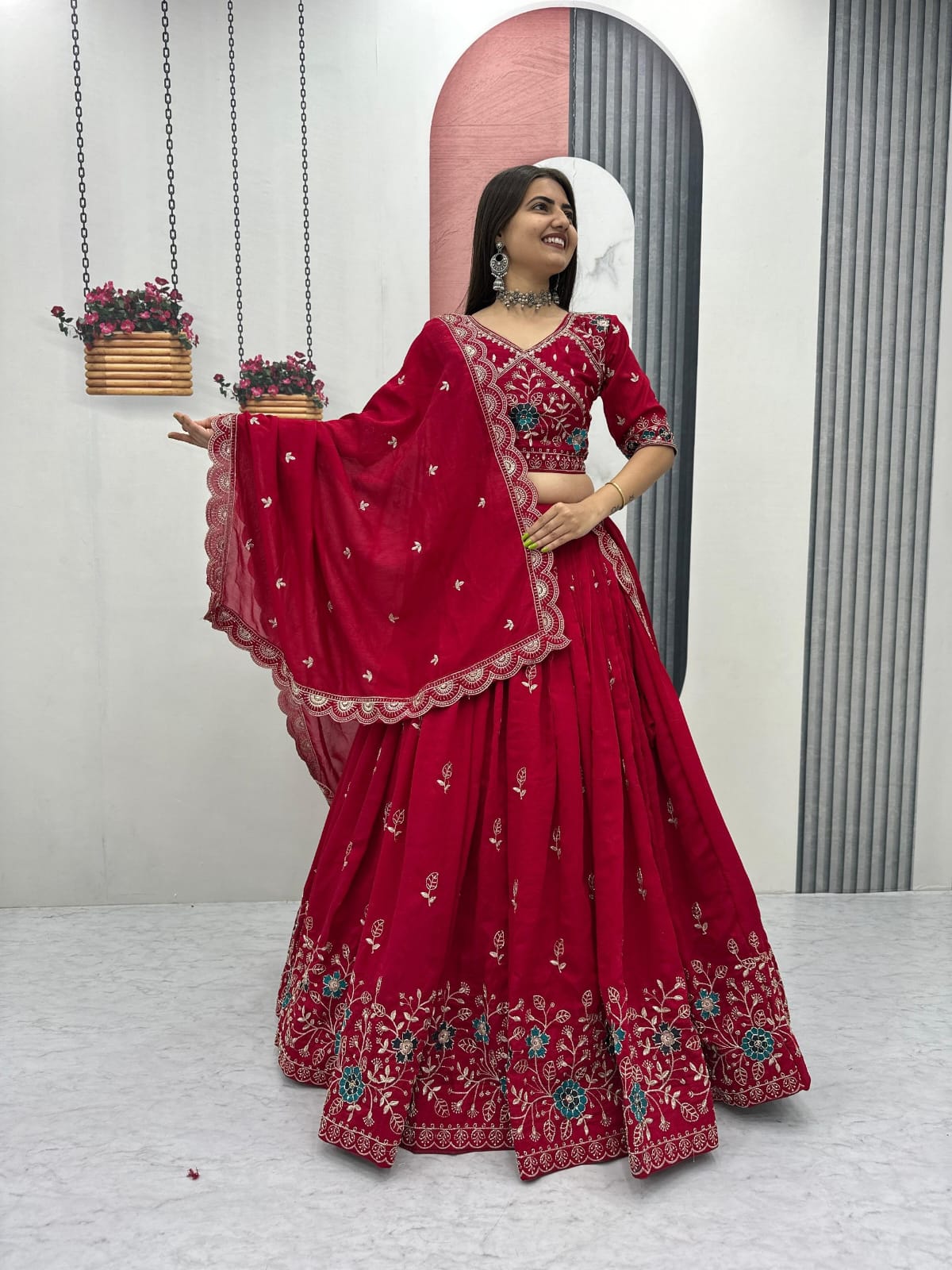 Designer Ready To Wear Lehenga Choli With Dupatta
