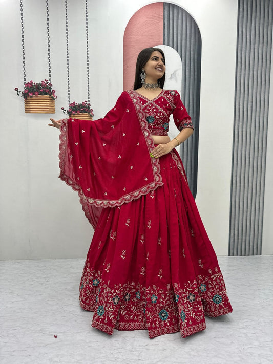 Designer Ready To Wear Lehenga Choli With Dupatta