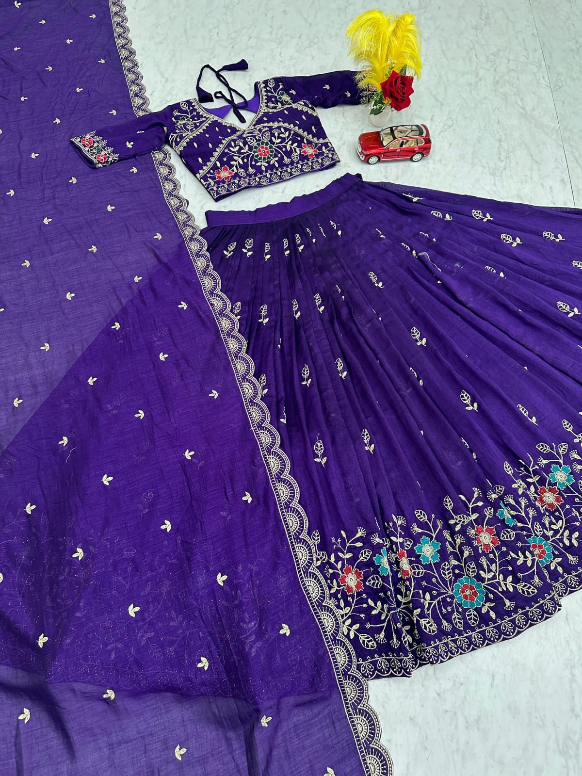 Designer Ready To Wear Lehenga Choli With Dupatta