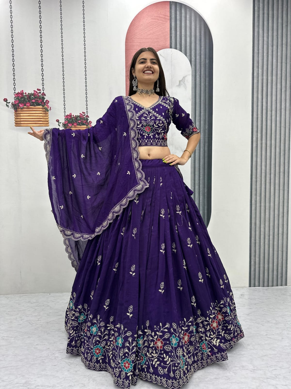 Designer Ready To Wear Lehenga Choli With Dupatta