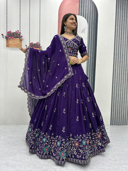Designer Ready To Wear Lehenga Choli With Dupatta