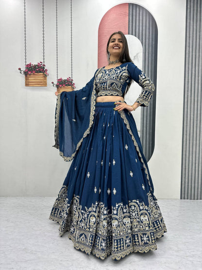 Designer Ready To Wear Lehenga Choli With Dupatta