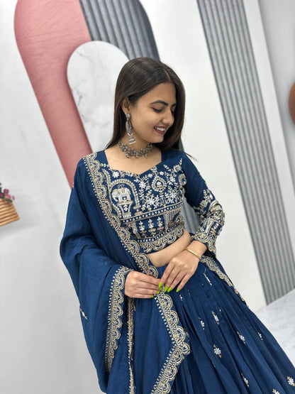 Designer Ready To Wear Lehenga Choli With Dupatta