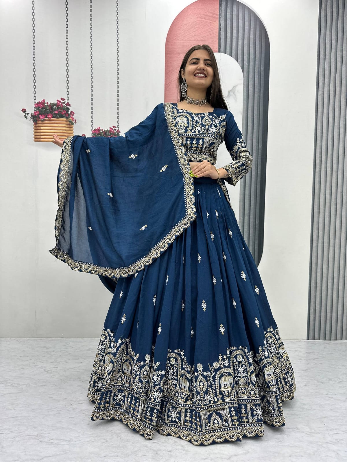 Designer Ready To Wear Lehenga Choli With Dupatta