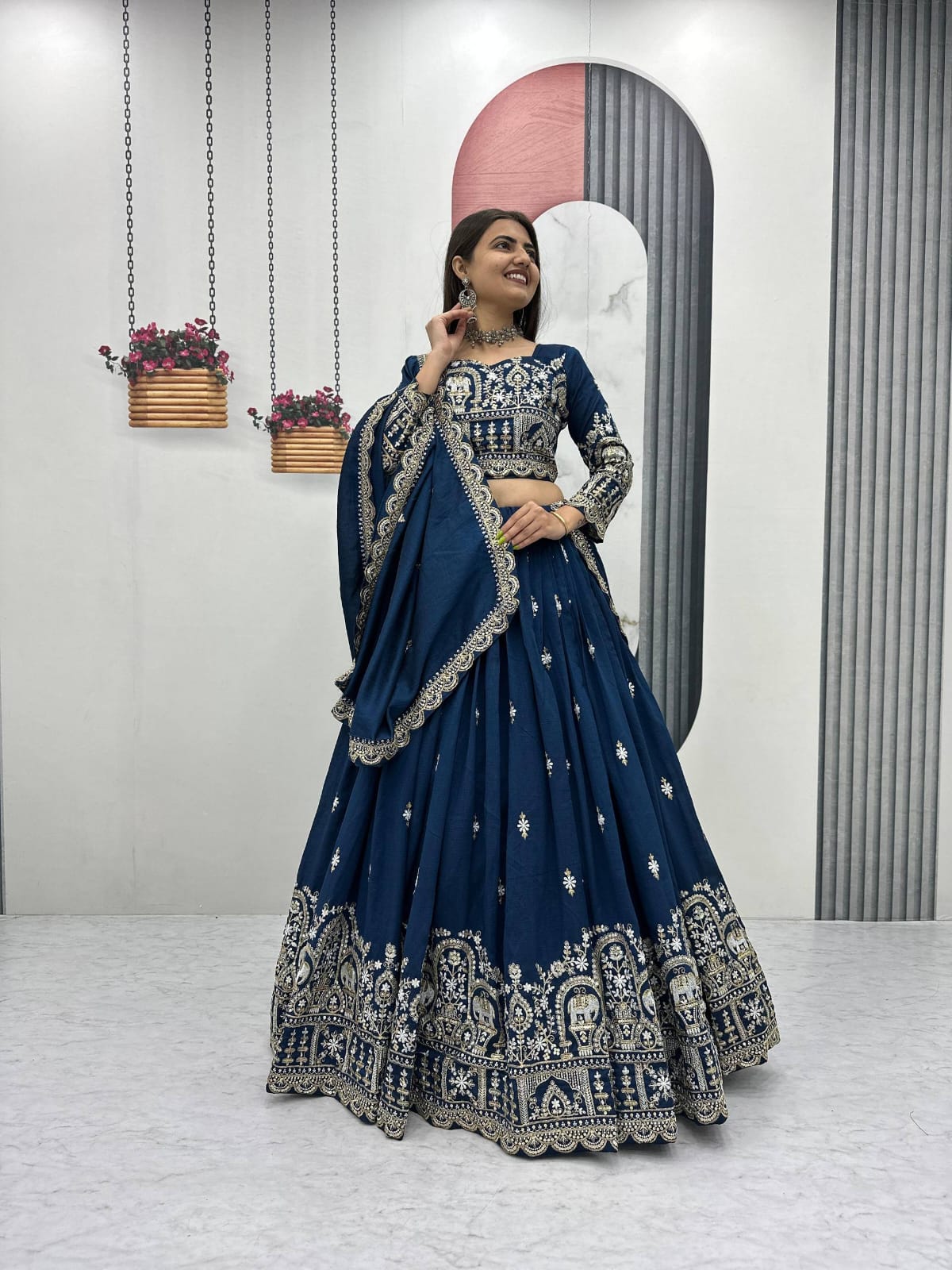 Designer Ready To Wear Lehenga Choli With Dupatta