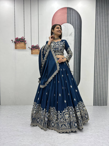 Designer Ready To Wear Lehenga Choli With Dupatta