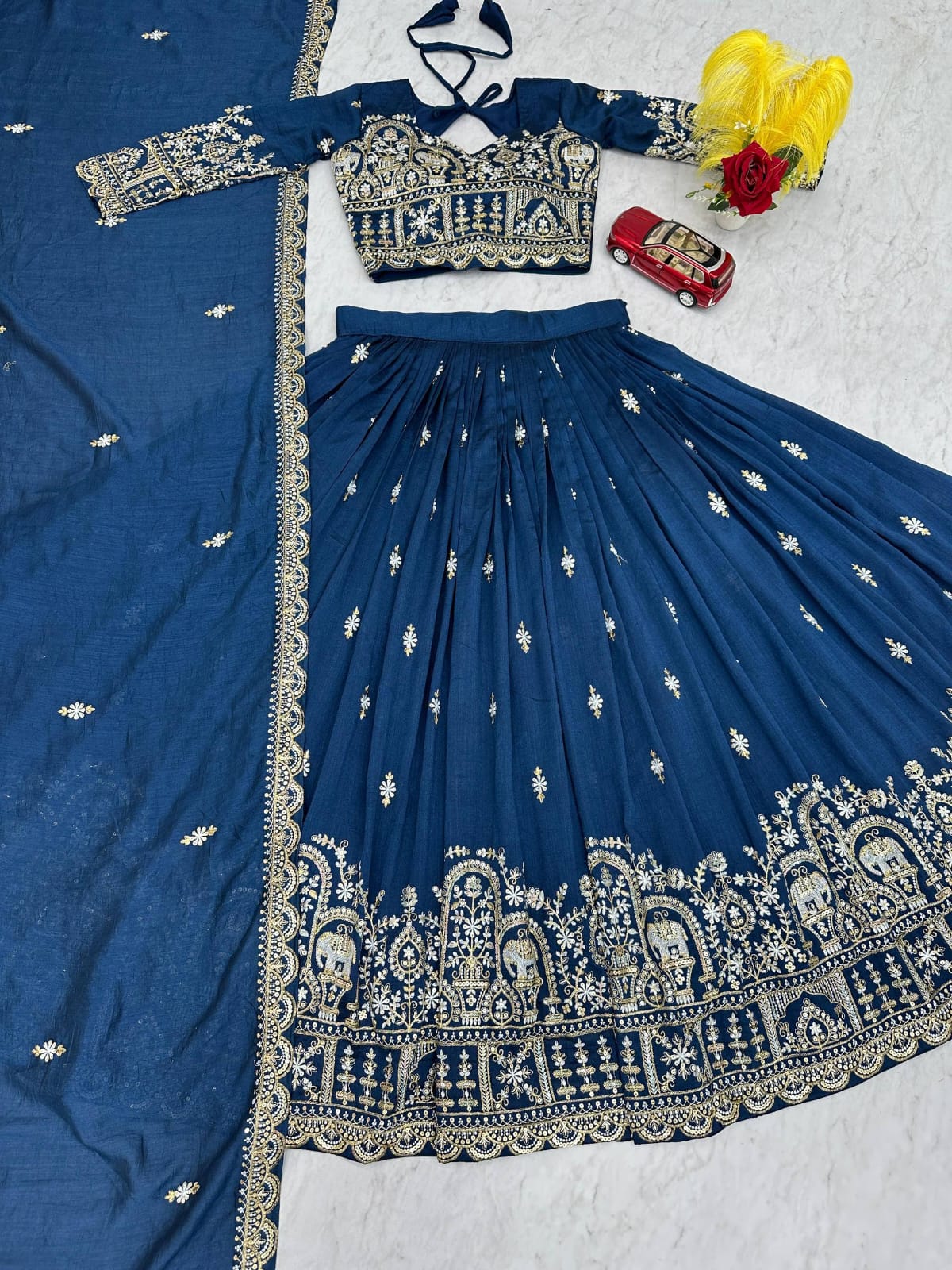 Designer Ready To Wear Lehenga Choli With Dupatta