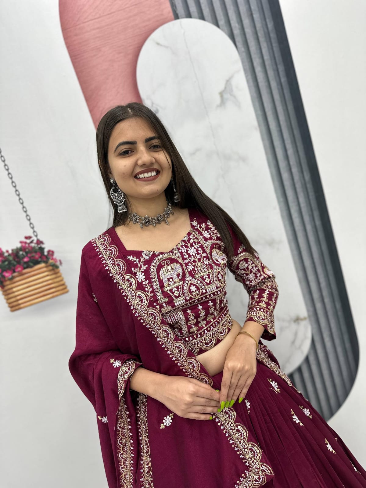 Designer Ready To Wear Lehenga Choli With Dupatta
