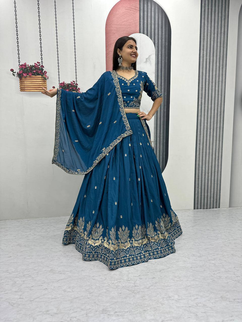 Designer Ready To Wear Lehenga Choli With Dupatta