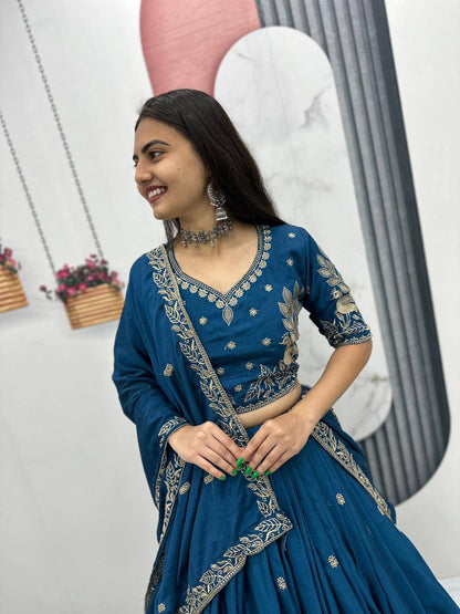 Designer Ready To Wear Lehenga Choli With Dupatta