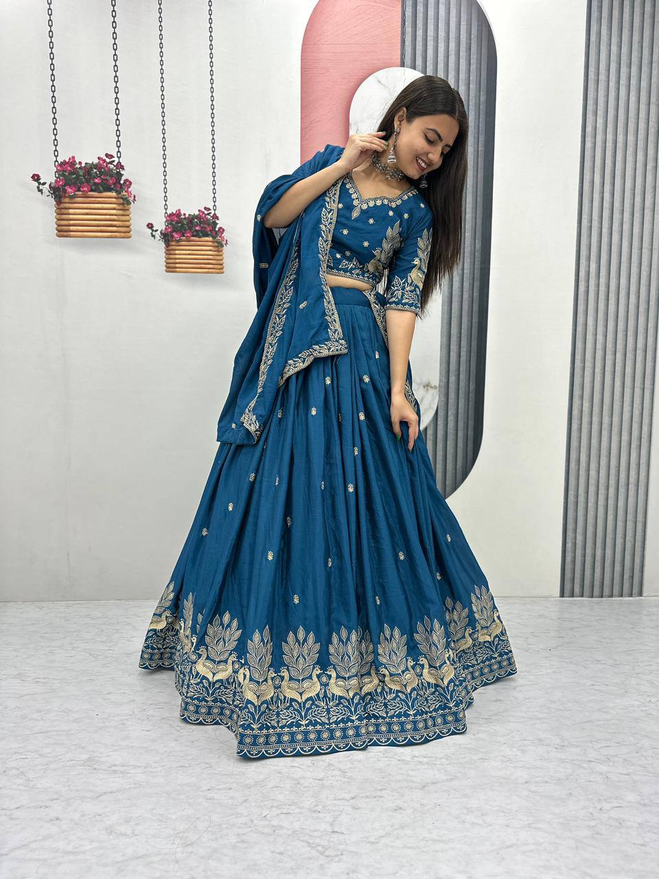 Designer Ready To Wear Lehenga Choli With Dupatta