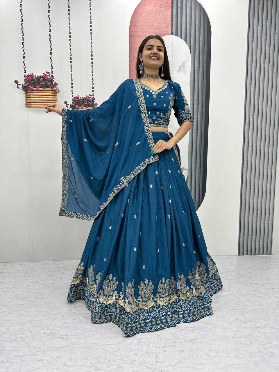 Designer Ready To Wear Lehenga Choli With Dupatta