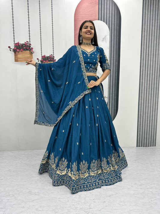 Designer Ready To Wear Lehenga Choli With Dupatta