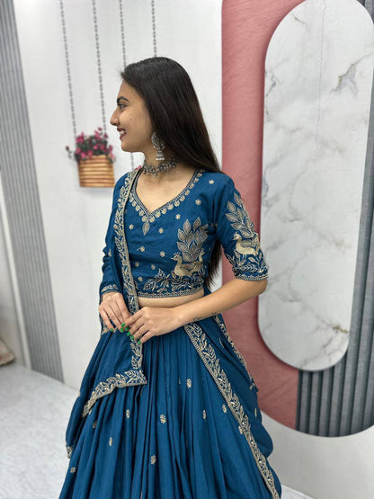 Designer Ready To Wear Lehenga Choli With Dupatta