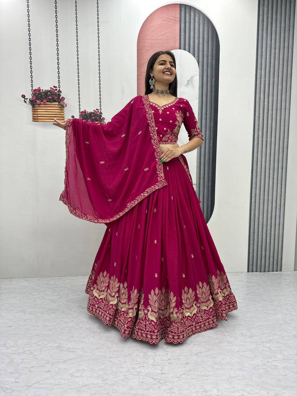 Designer Ready To Wear Lehenga Choli With Dupatta