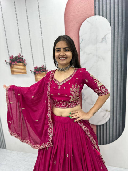 Designer Ready To Wear Lehenga Choli With Dupatta
