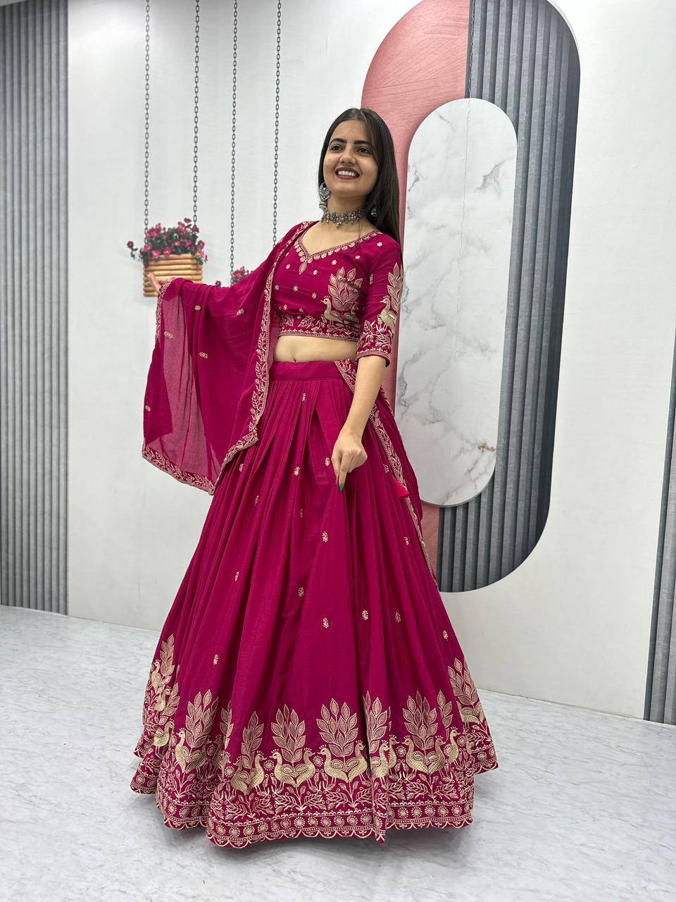 Designer Ready To Wear Lehenga Choli With Dupatta