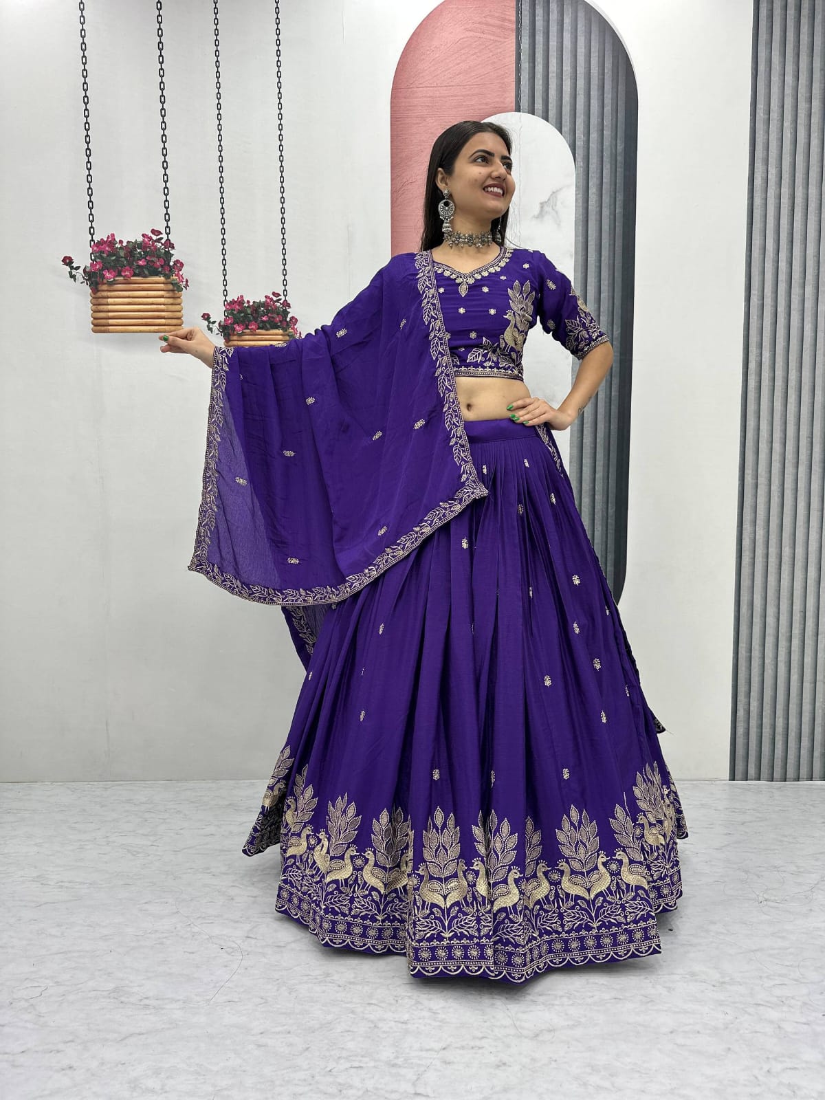Designer Ready To Wear Lehenga Choli With Dupatta