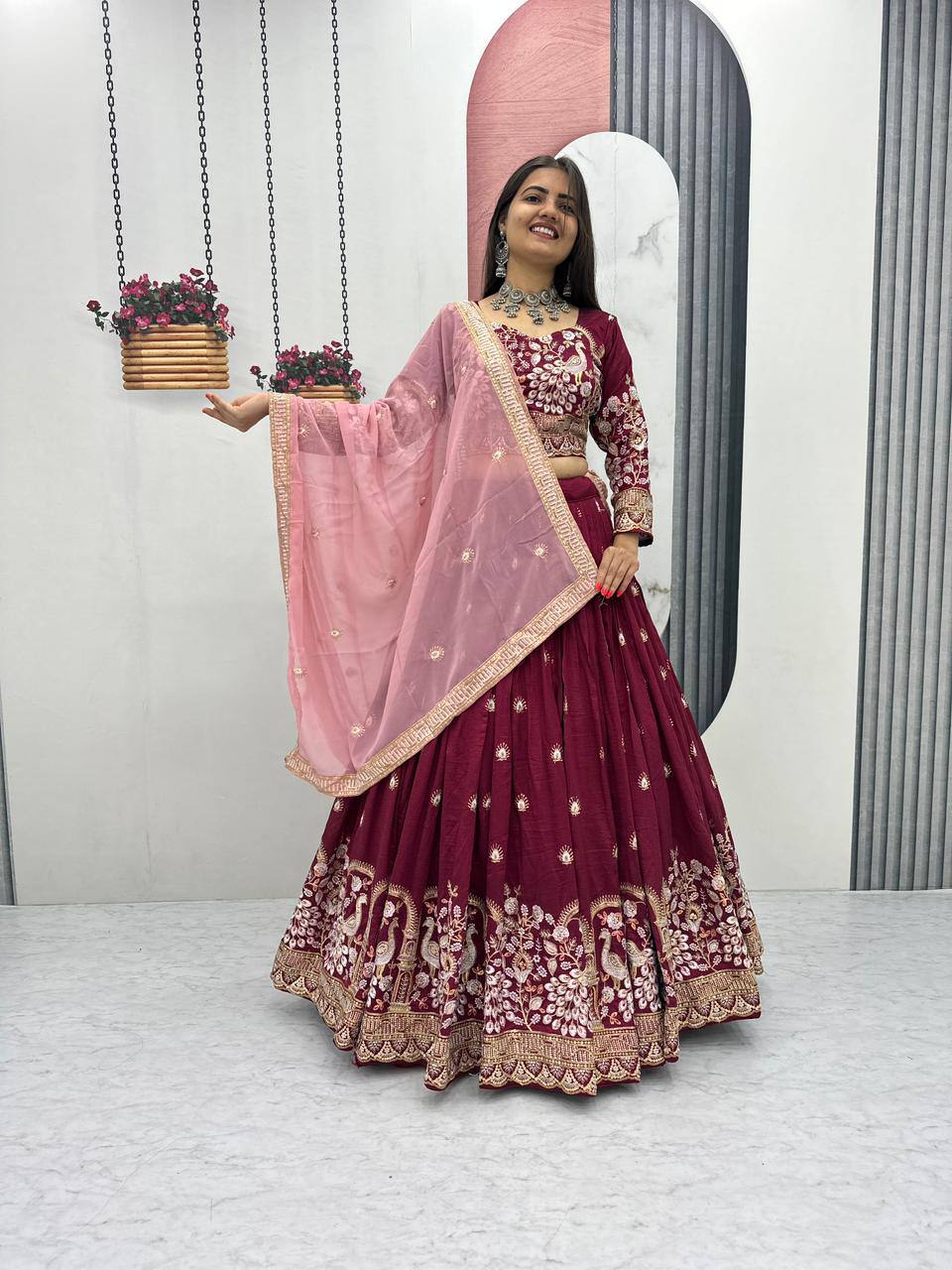 Designer Ready To Wear Lehenga Choli With Dupatta