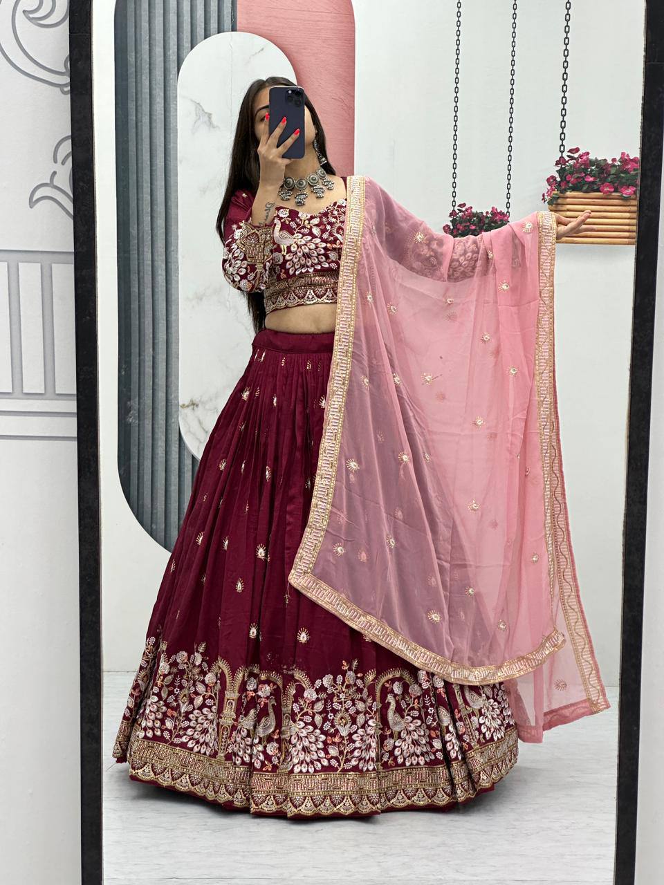 Designer Ready To Wear Lehenga Choli With Dupatta