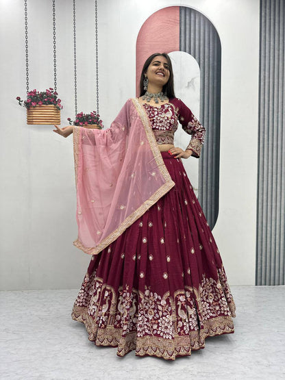 Designer Ready To Wear Lehenga Choli With Dupatta