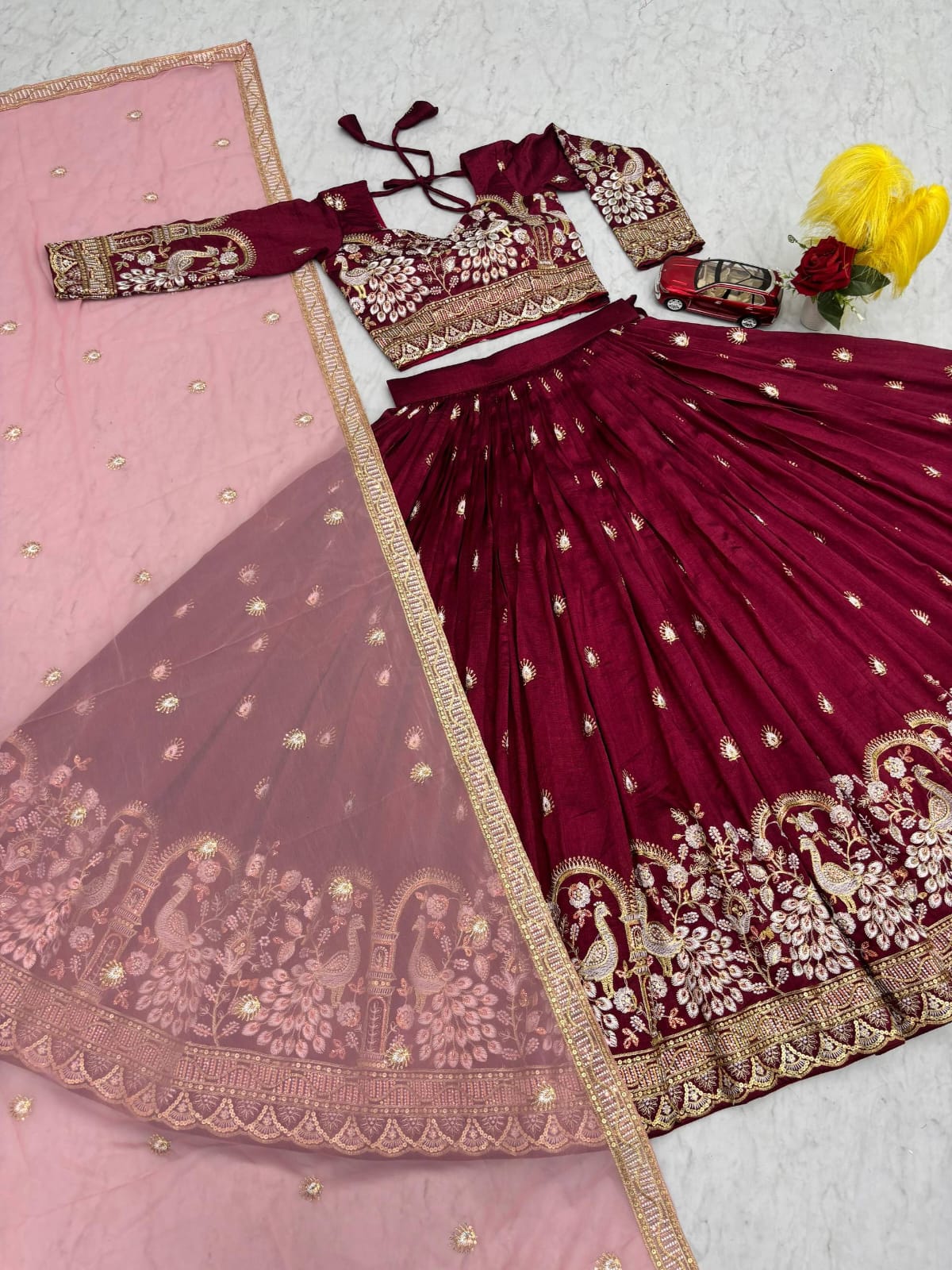 Designer Ready To Wear Lehenga Choli With Dupatta