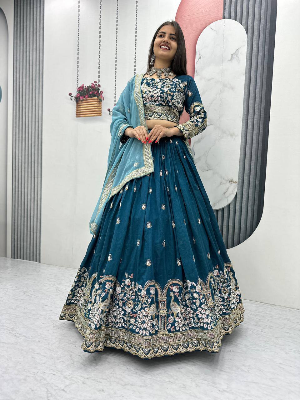 Designer Ready To Wear Lehenga Choli With Dupatta