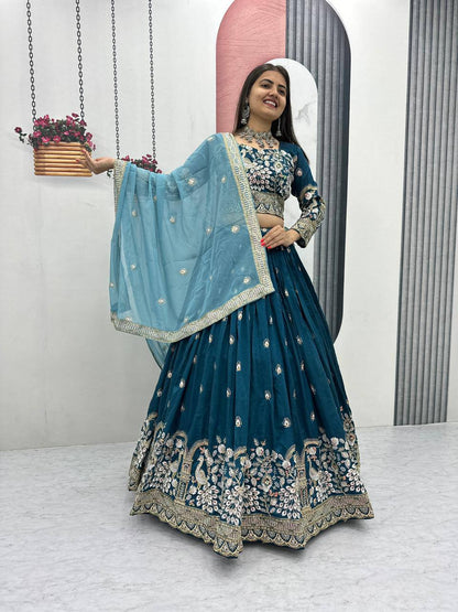 Designer Ready To Wear Lehenga Choli With Dupatta