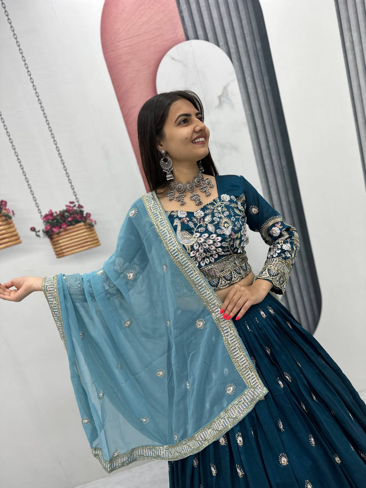 Designer Ready To Wear Lehenga Choli With Dupatta