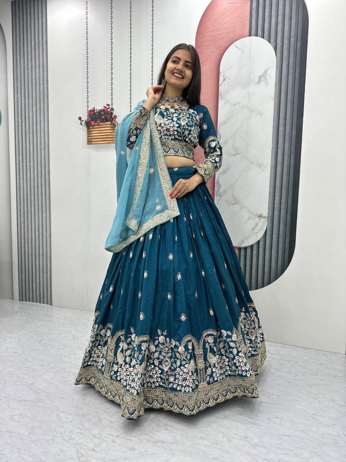 Designer Ready To Wear Lehenga Choli With Dupatta