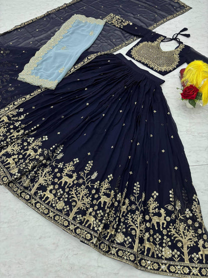 Designer Ready To Wear Lehenga Choli With Dupatta