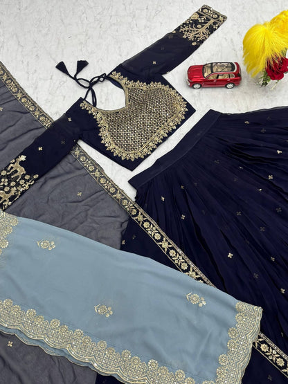 Designer Ready To Wear Lehenga Choli With Dupatta