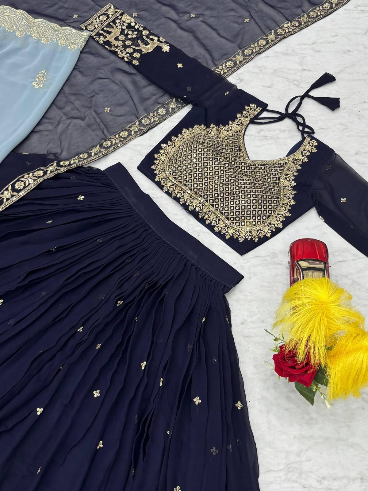 Designer Ready To Wear Lehenga Choli With Dupatta