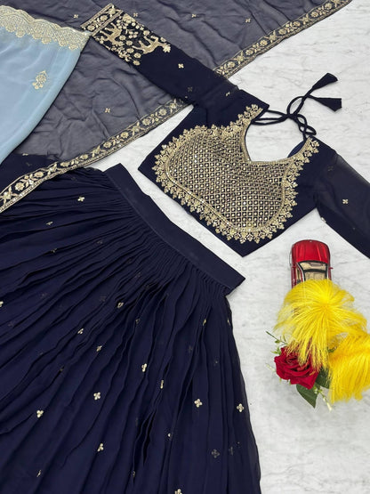 Designer Ready To Wear Lehenga Choli With Dupatta