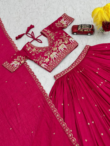 Designer Ready To Wear Lehenga Choli With Dupatta