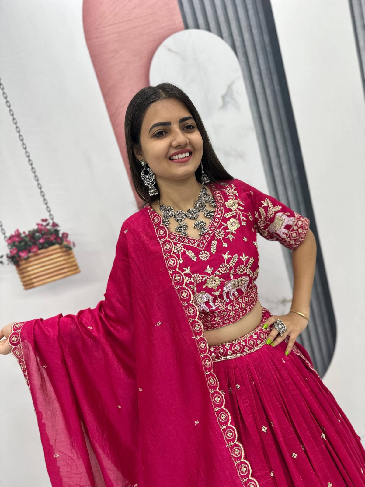 Designer Ready To Wear Lehenga Choli With Dupatta