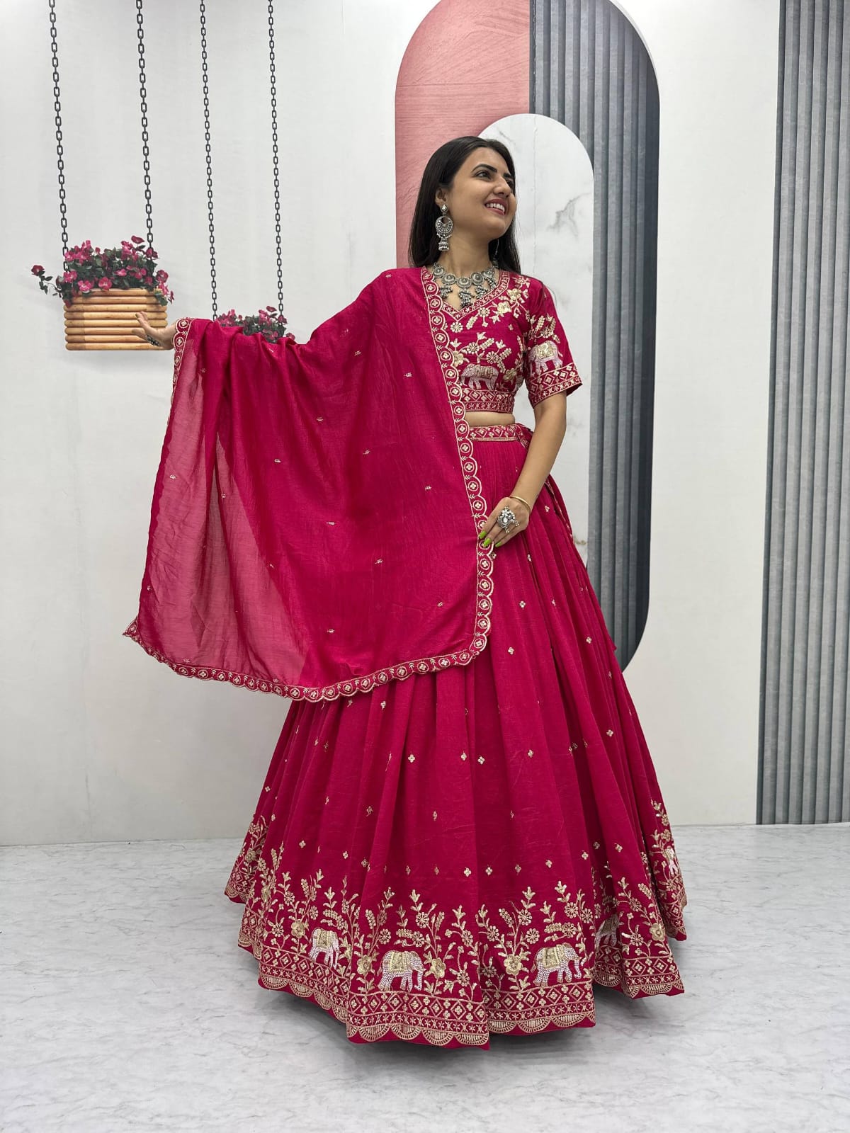 Designer Ready To Wear Lehenga Choli With Dupatta