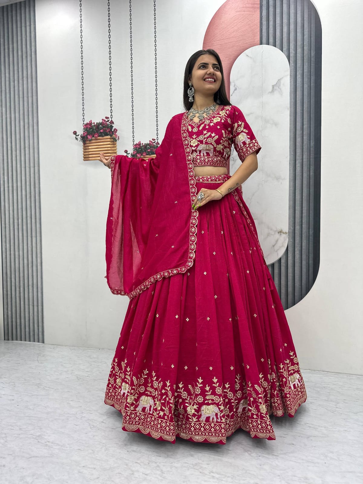 Designer Ready To Wear Lehenga Choli With Dupatta