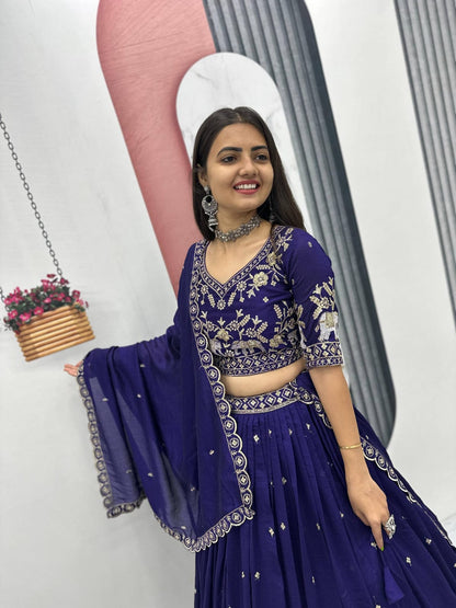 Designer Ready To Wear Lehenga Choli With Dupatta