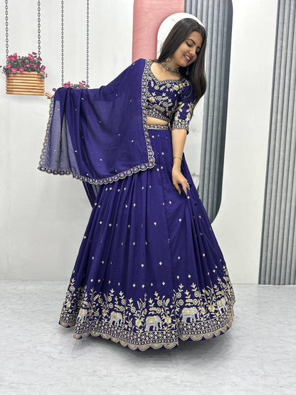 Designer Ready To Wear Lehenga Choli With Dupatta