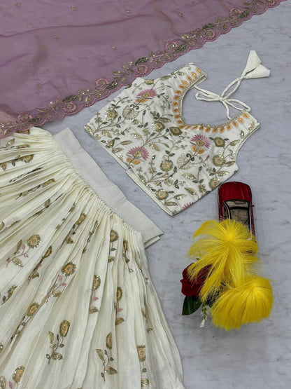 Designer Ready To Wear Lehenga Choli With Dupatta